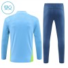 Manchester City Training Sweatshirts Quarter-zip 2024-25 Blaue Für Kinder